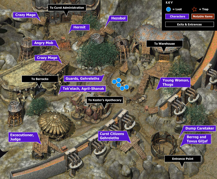 Curst in carceri map