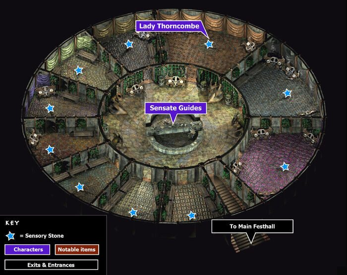 Civic festhall public sensorium map