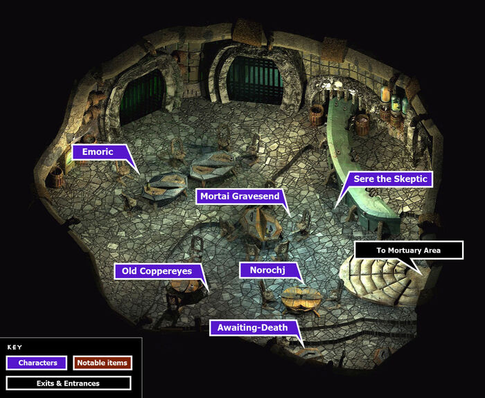 Gathering dust bar map
