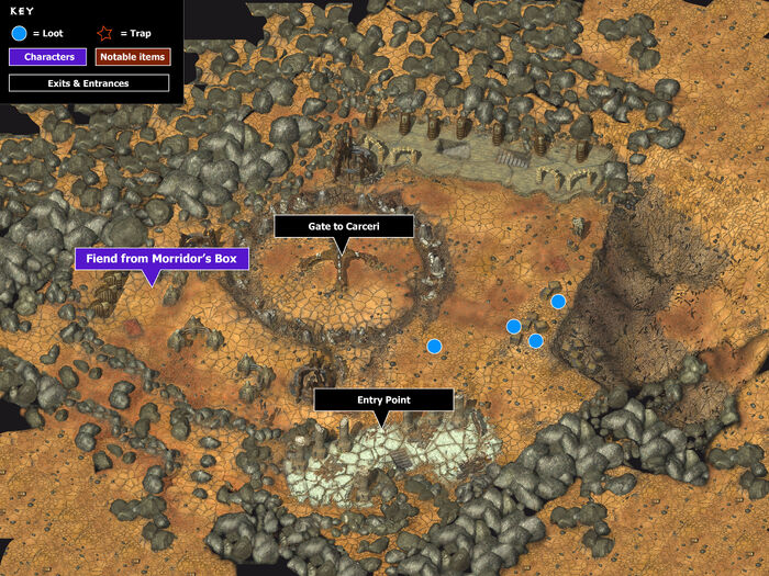 Curst gone map
