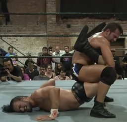 Evolve Competitors Drew Galloway and Roderick Strong