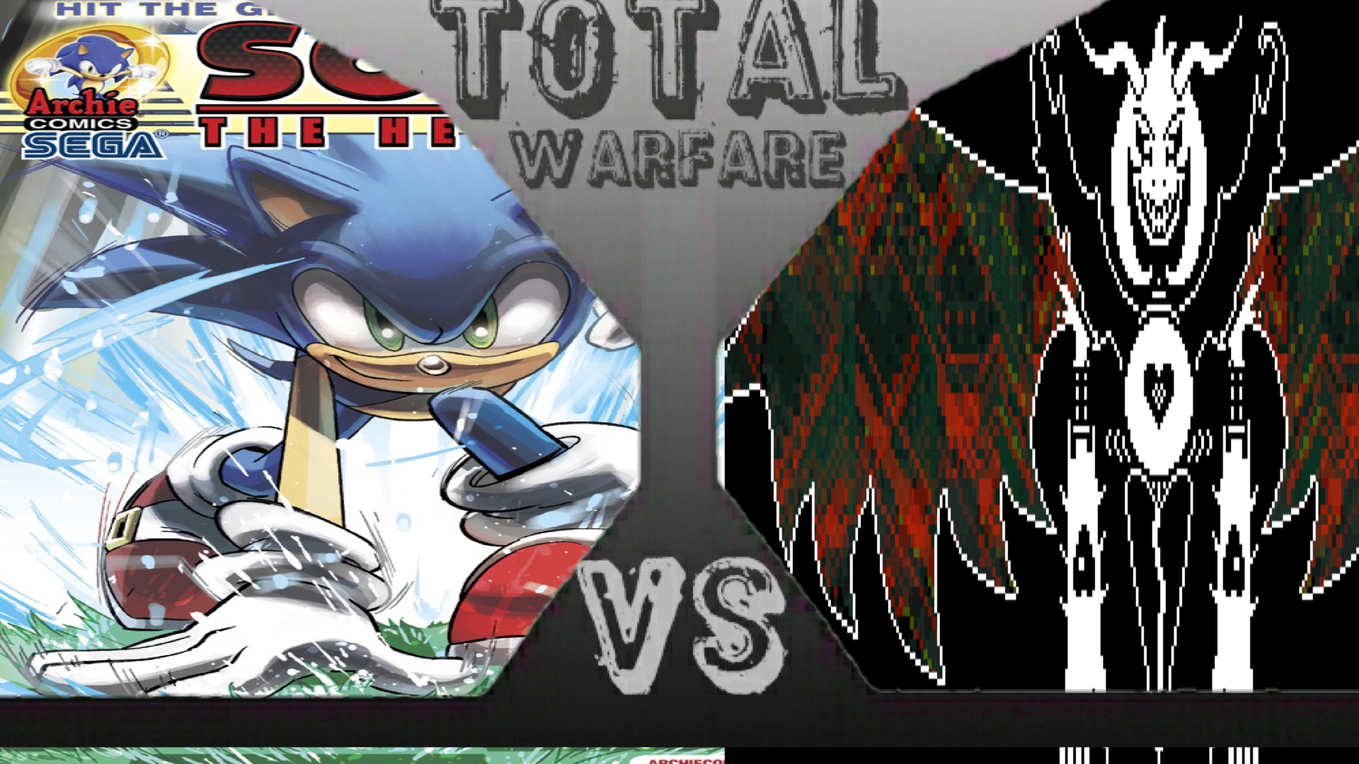 Archie Sonic vs Asriel Dreemurr  Total Warfare Fanon 