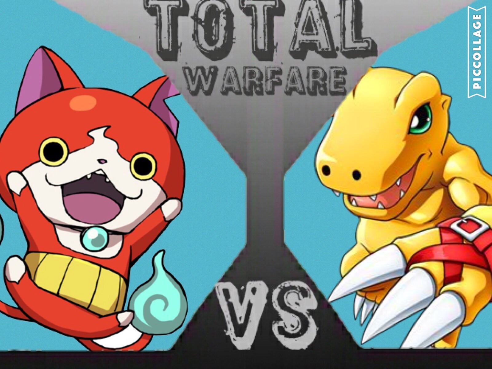 Jibanyan VS Agumon  Total Warfare Fanon Wikia  FANDOM 