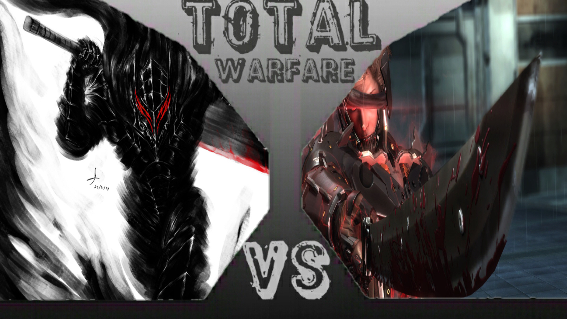 Guts VS Raiden  Total Warfare Fanon Wikia  FANDOM 