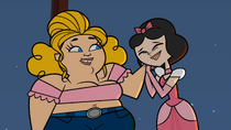 Ella and Sugar goodbye