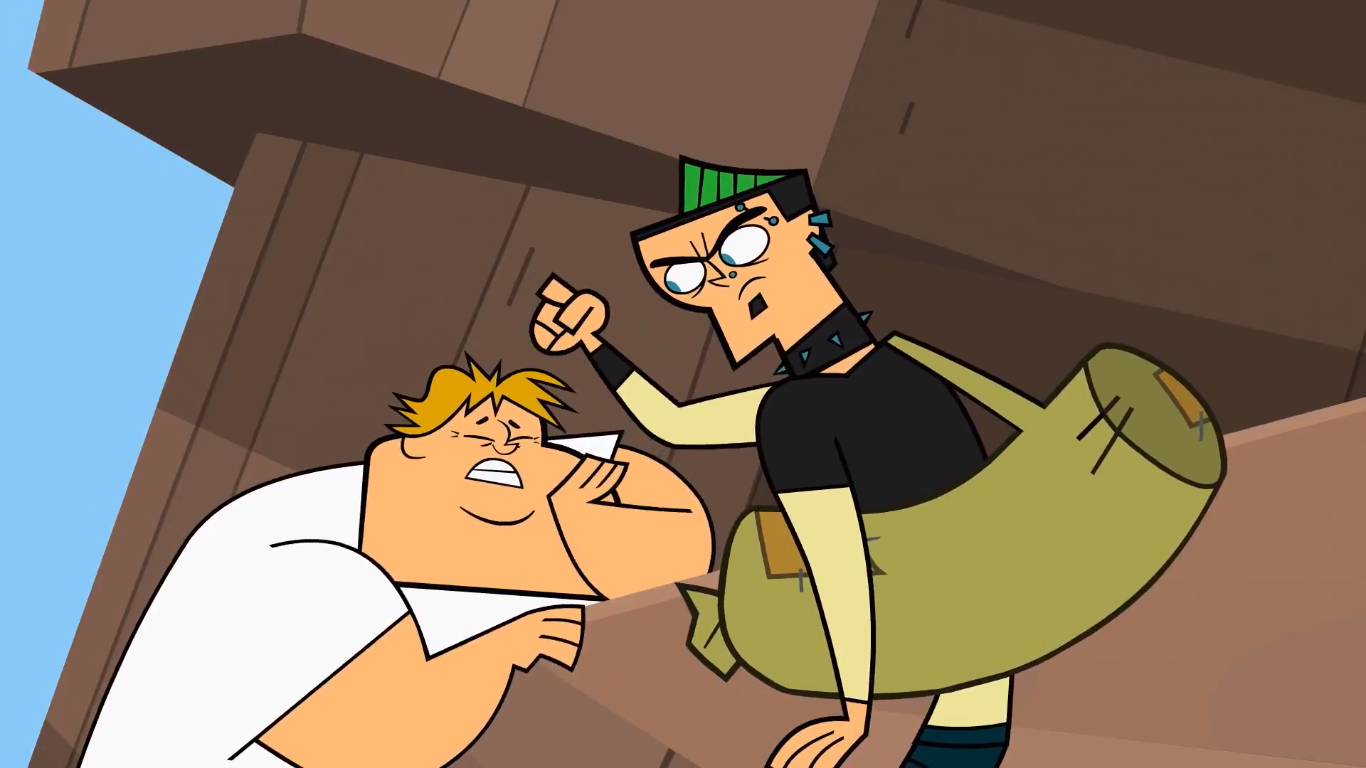 Image Duncan Angry At Owenpng Total Drama Wiki Fandom Powered By Wikia