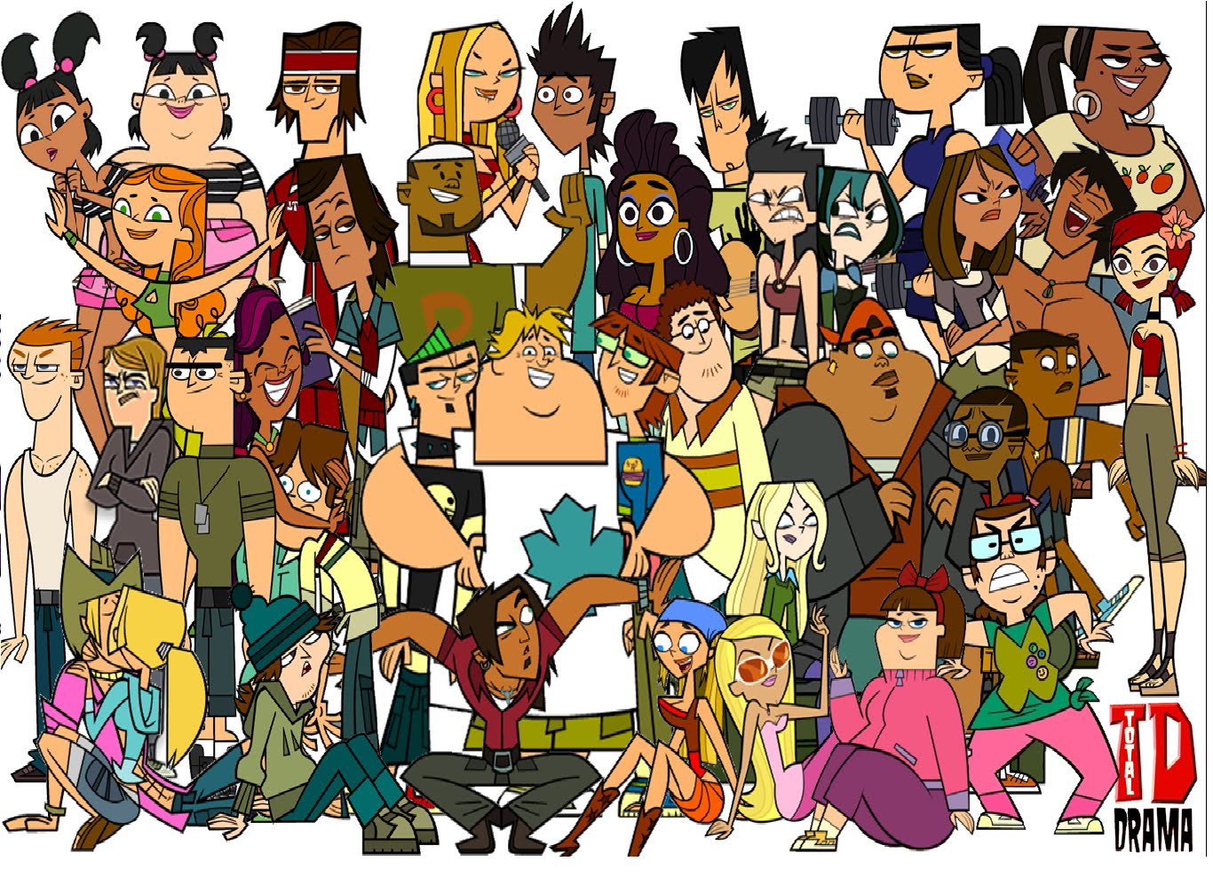 Image Total Drama Cast TDI TDAS Jpg Total Drama Wiki FANDOM   Latest