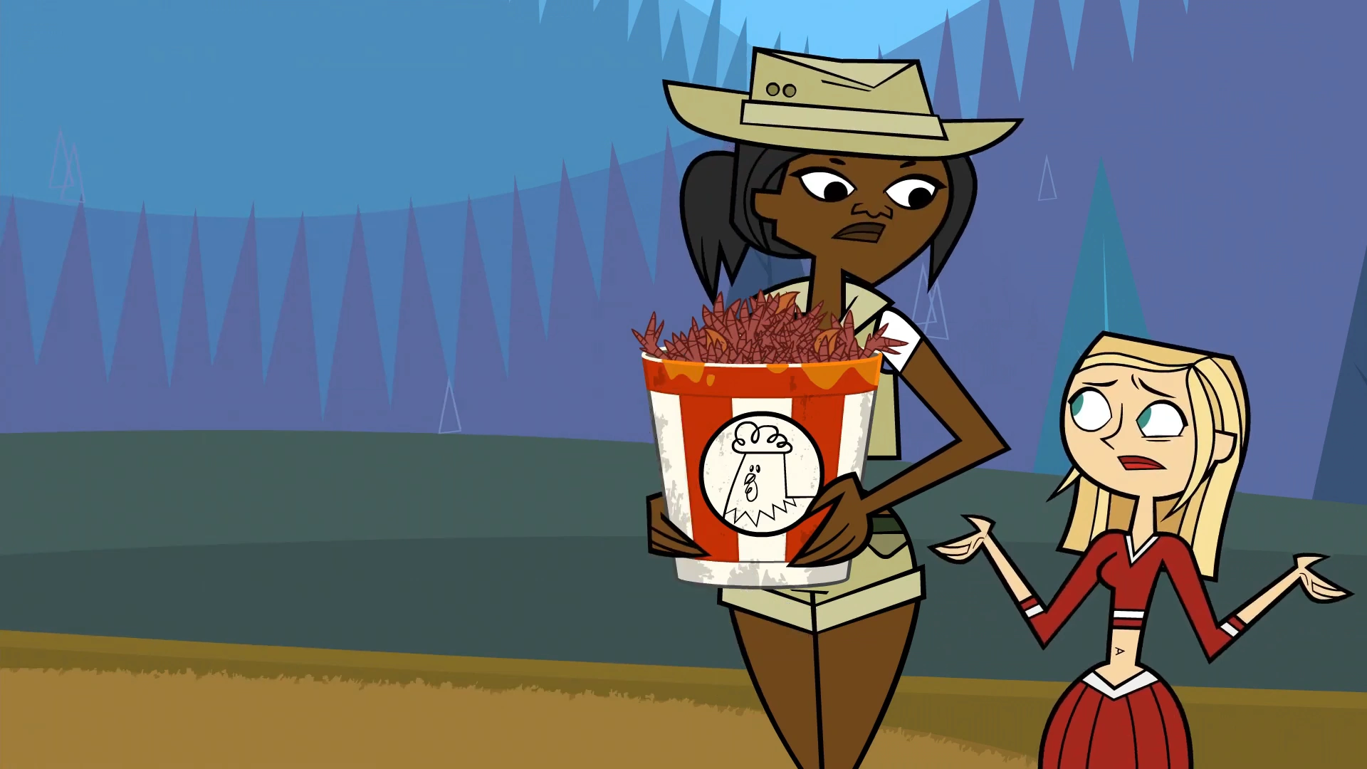 Image Jasmine sammy confused.PNG Total Drama Wiki FANDOM powered