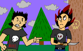 Kuro angry at Flare