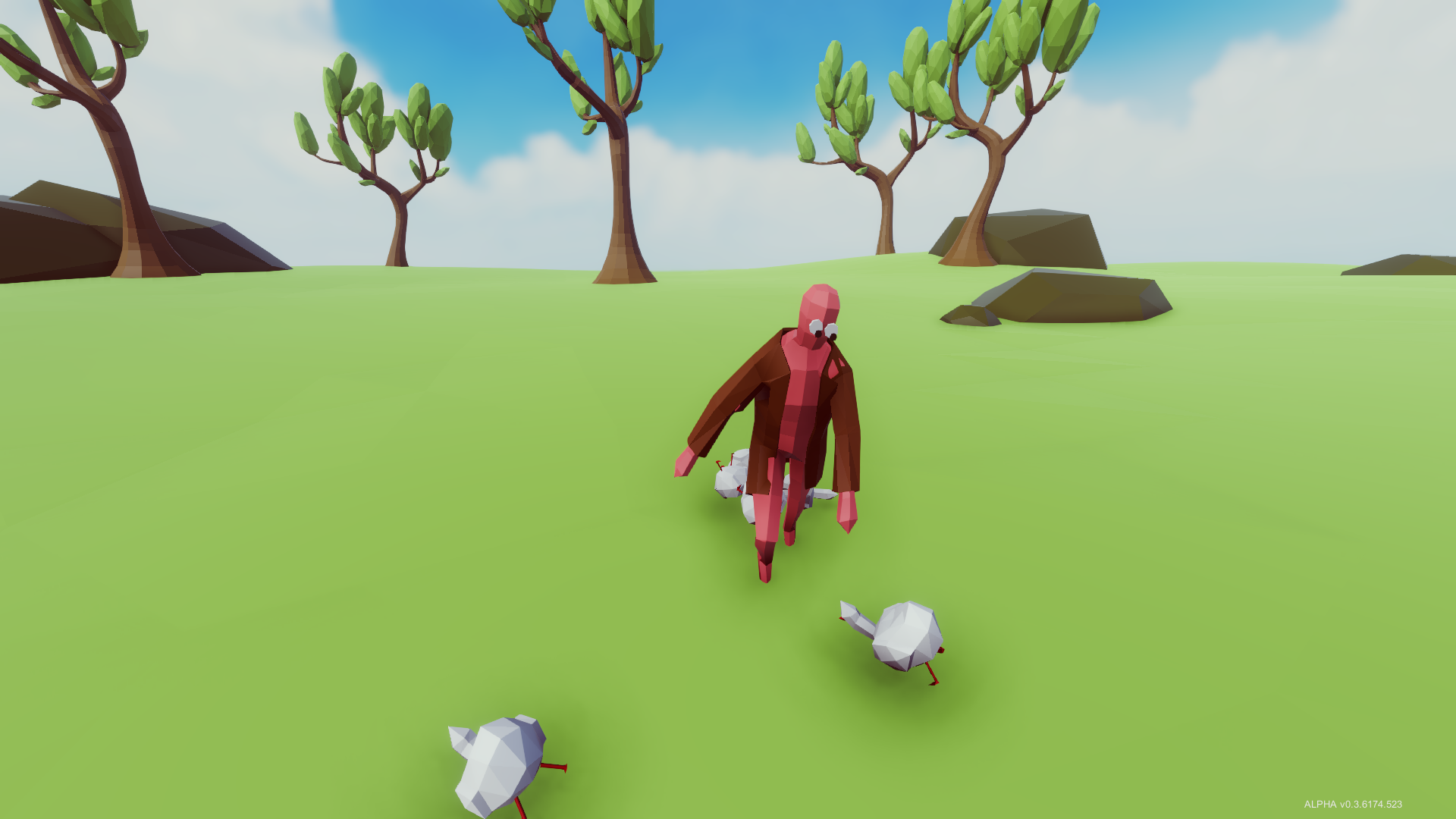 totally accurate battle simulator chicken man man