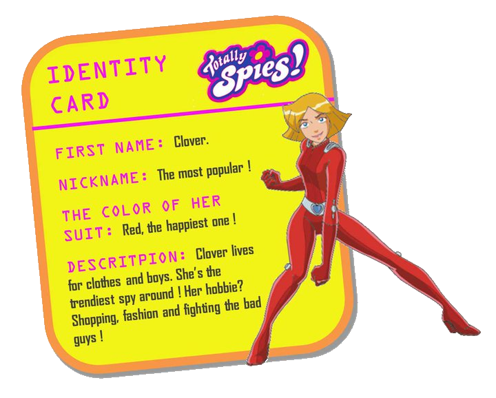 Child/'s Totally Spies Clover Costume