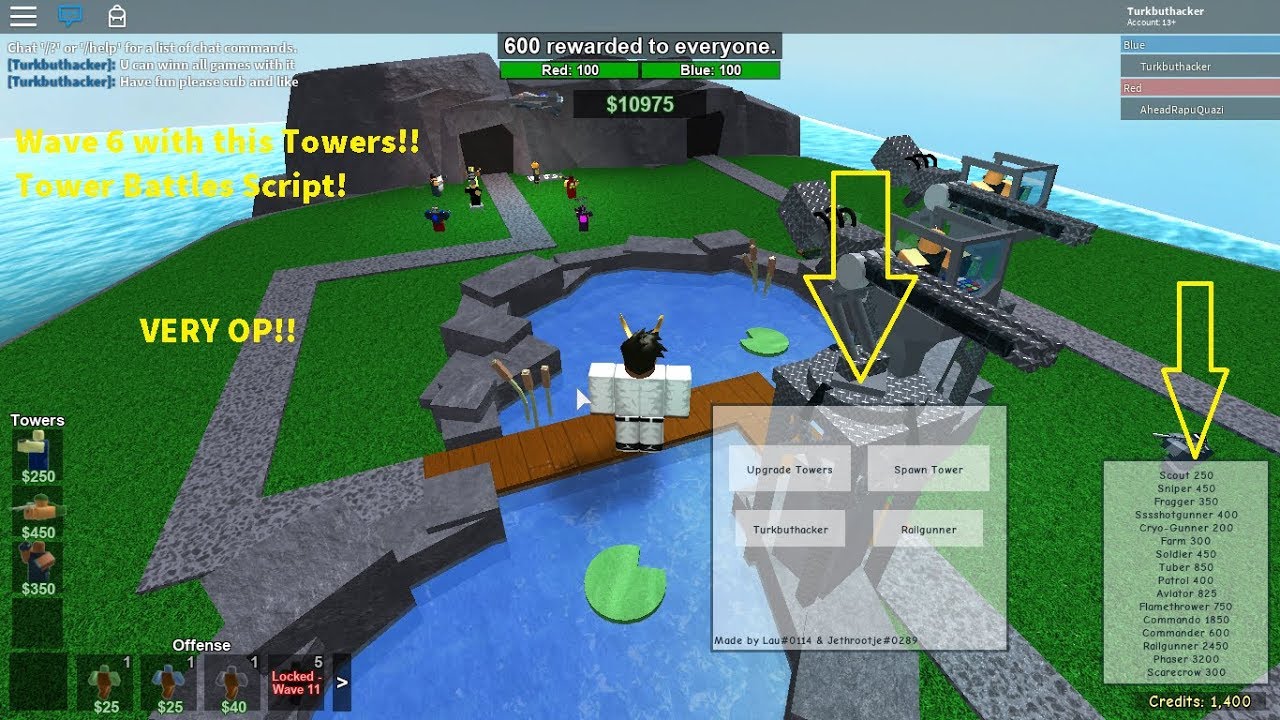 Roblox Tower Battles Best Loadout - robux mania777777777777