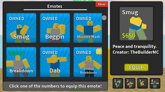 How To Equip Emotes In Roblox Pc