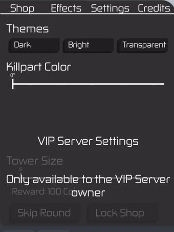 Tower Of Hell Vip Server Commands