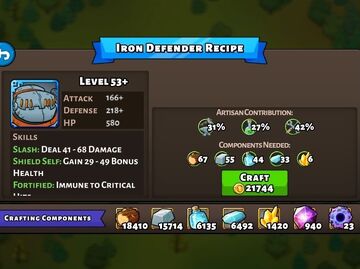 Iron Defender recipe