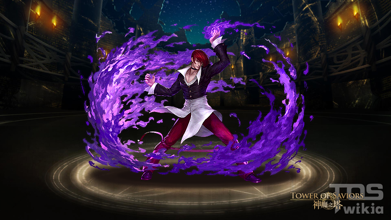 crescent of tainted flame iori yagami tower of saviors wiki