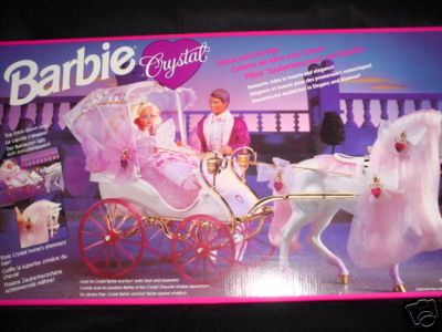 barbie horse and carriage set