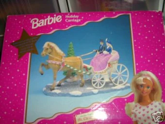 vintage barbie horse and carriage