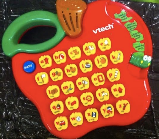 alphabet apple toy