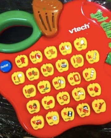vtech alphabet apple toy