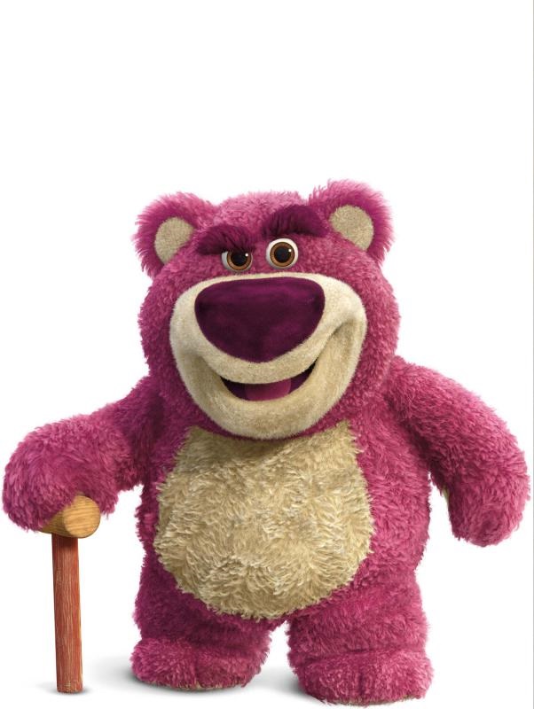 purple teddy bear toy story 3