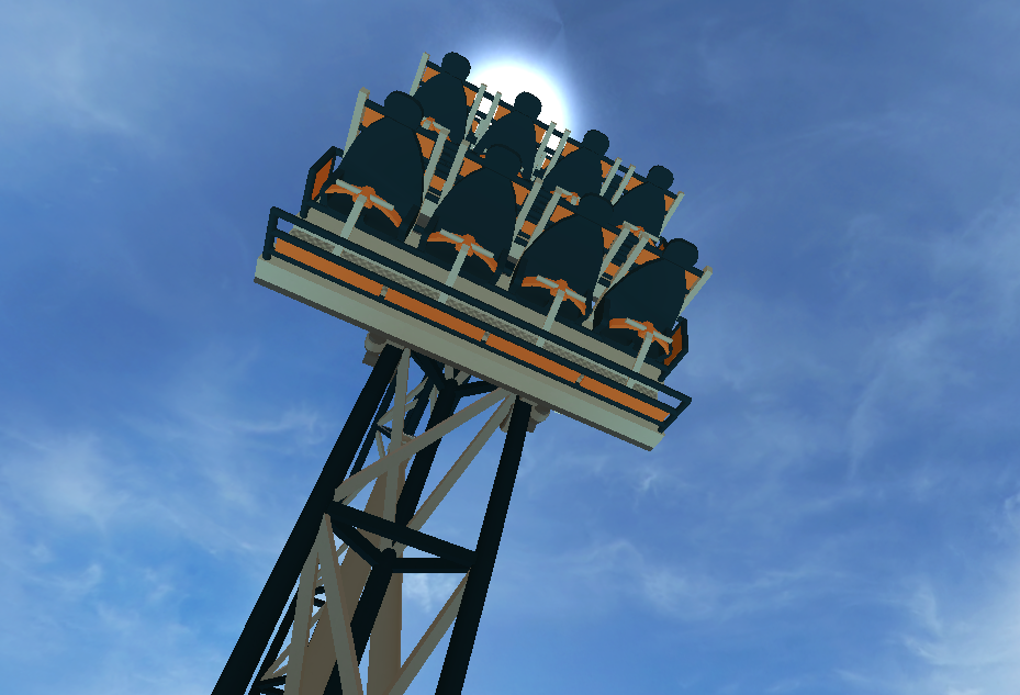 Beyond Vertical Drop Coaster Theme Park Tycoon 2 Wikia Fandom - ride a roller coaster in roblox