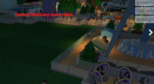 Max Rides Help Needed Fandom - roblox theme park tycoon 2 wiki