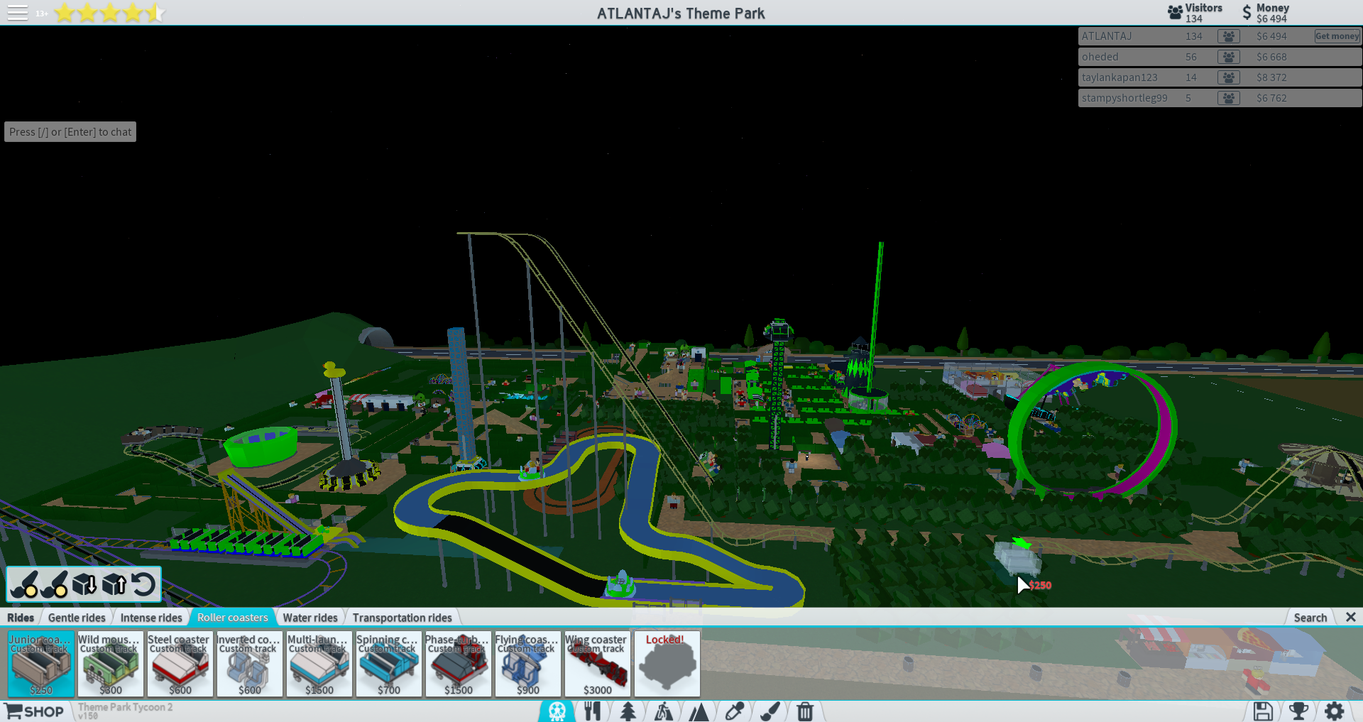 User Blog Slickjury Park Rating Guide Theme Park Tycoon 2 Wikia - roblox theme park tycoon 2 35 stars