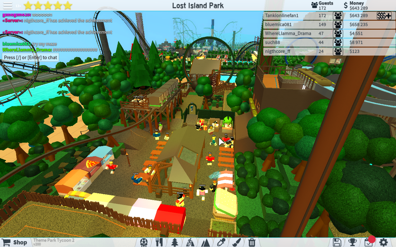 Cool Theme Park Tycoon Ideas