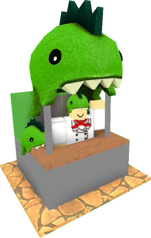 Dino Hat Theme Park Tycoon 2 Wikia Fandom - blue dino hat roblox png