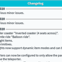 Changelog Theme Park Tycoon 2 Wikia Fandom - how to get btools and admin commands on roblox april 2017