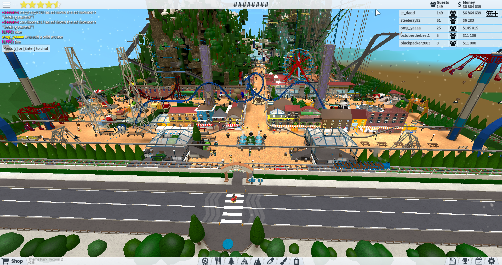 I Hit The Save Limit Theme Park Tycoon 2 Wikia Fandom
