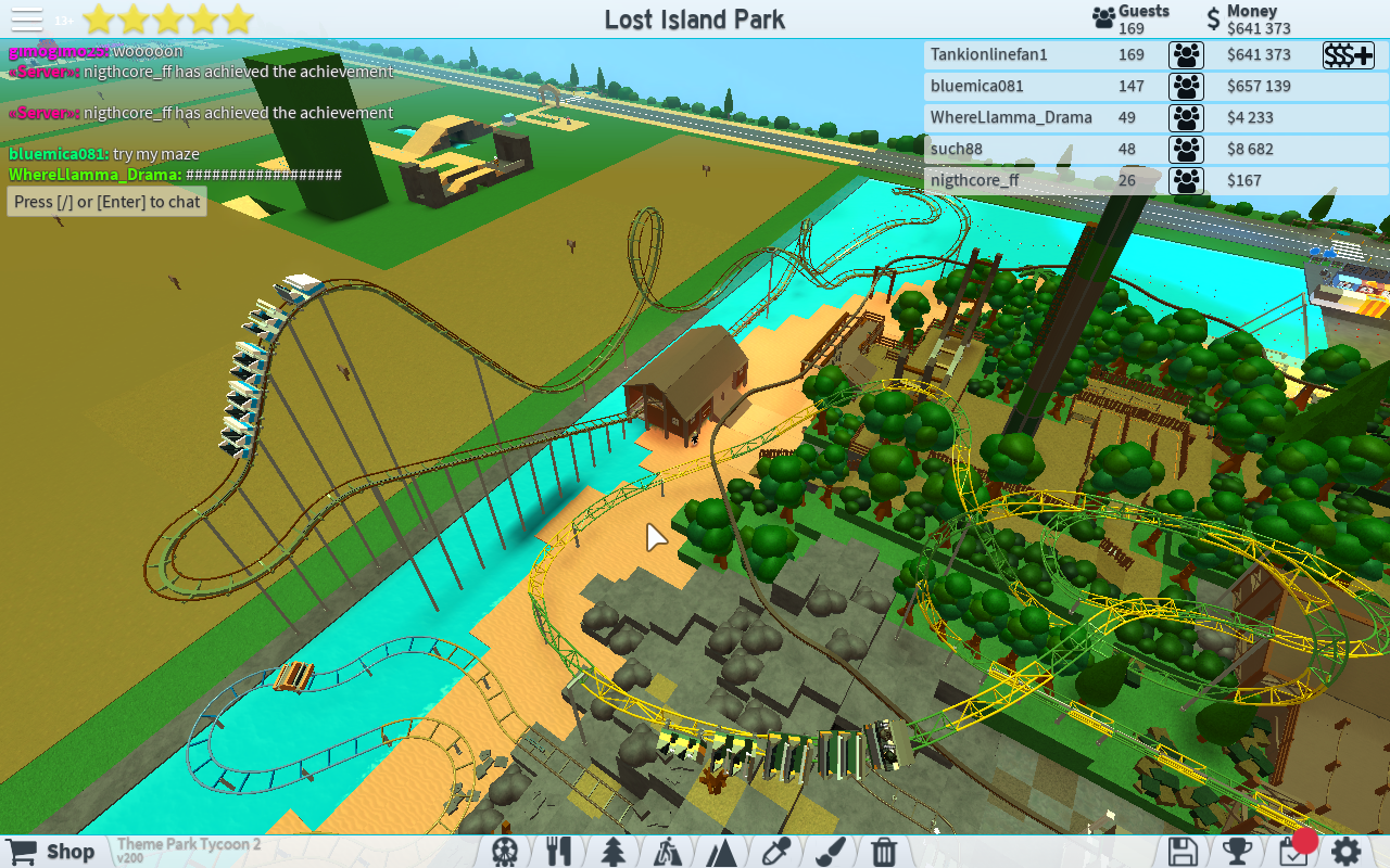 THEMEPARK TYCOON MAP 🎢!! ,#themepark ,#rollercoaster