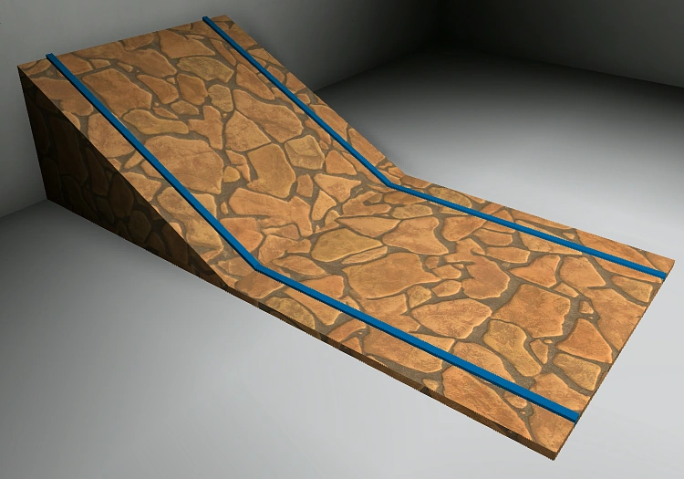 Rollercoaster Tycoon 4 Queue Line Center treeblocks