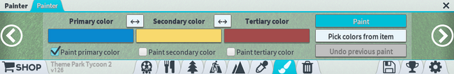 Painter menu