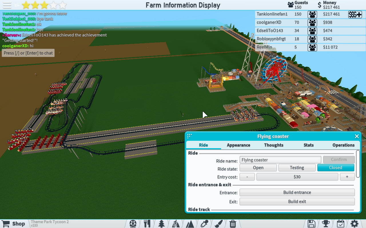 User Blog Bigmammy Theme Park Tycoon 2 World Record Theme Park Tycoon 2 Wikia Fandom - tycoon world roblox