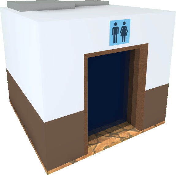 Restroom Theme Park Tycoon 2 Wikia Fandom - roblox bathroom