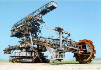 Bucket Wheel Excavator Tractor Construction Plant Wiki Fandom