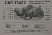 1902 Century advert - tandem forecar with Aster engine