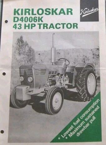 Kirloskar D 4006 K Tractor Construction Plant Wiki Fandom