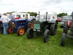 Fordson tractors pair