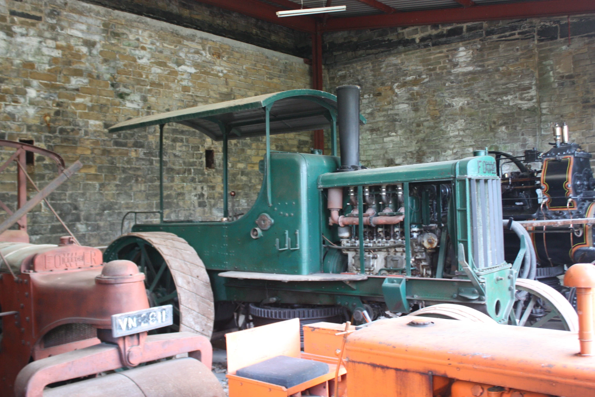 Image Fowler Diesel ploughing engine at armley Mills 2011 IMG 2803