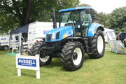 New Holland T6080 on Russell Farm machinery stand at Newby 09 - IMG 2400