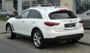 Infiniti FX30d S (S51) – Heckansicht, 12. März 2011, Düsseldorf