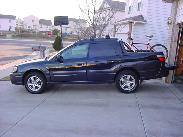 subaru baja bike rack