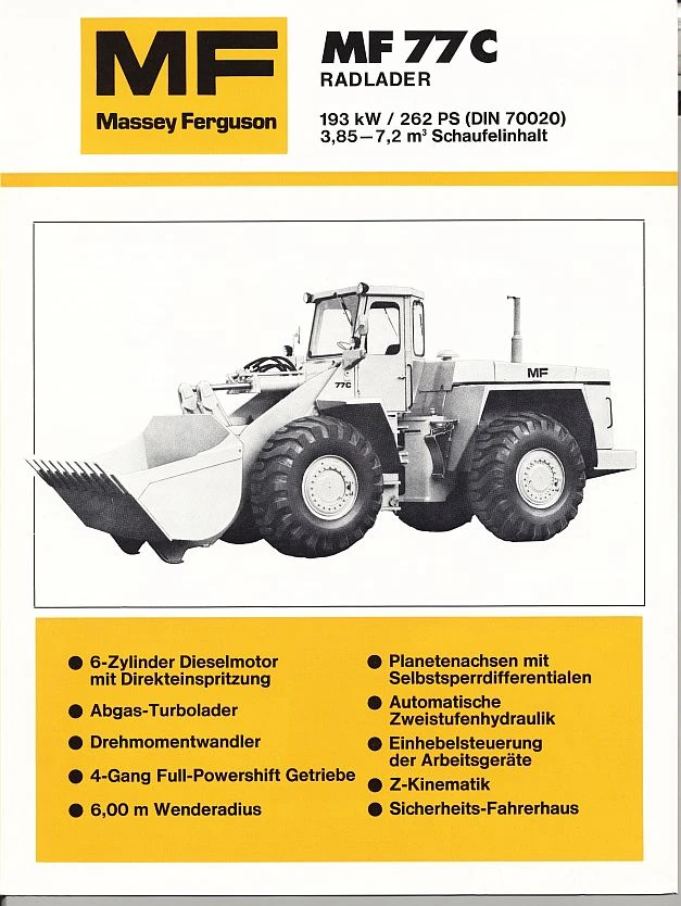 Image - MF 77c wheel loader.jpg | Tractor & Construction Plant Wiki ...