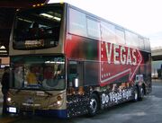 Deuce bus waiting to load passengers