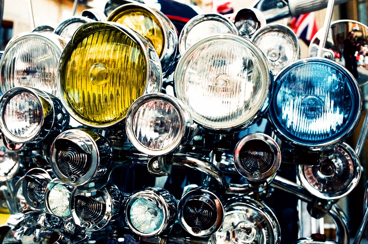 Oil Warning Led Light Classic Vintage Car Van Dash Visual Lamp Unit