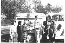 Vintage ice cream truck