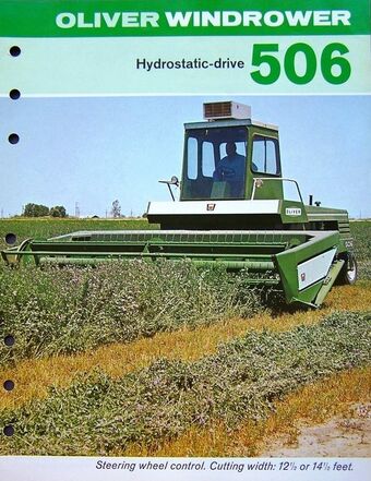 Oliver 506 Swather Tractor Construction Plant Wiki Fandom